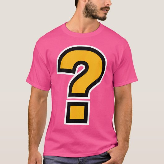 Fragezeichen T-Shirt (Vorderseite)
