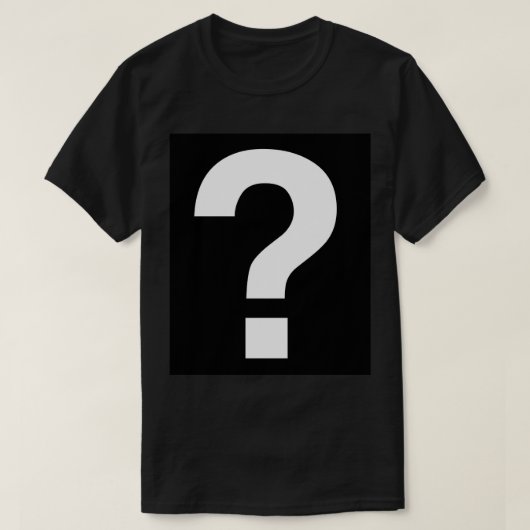 Fragezeichen T-Shirt (Design vorne)