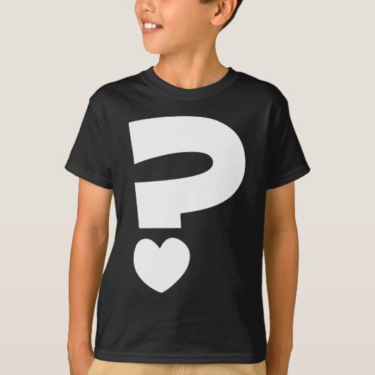Fragezeichen T-Shirt (Vorderseite)