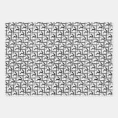 Fragezeichen, um eine Neugierde zu stiften Geschenkpapier Set (Vorderseite)