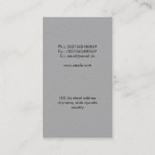 Fragezeichen-Visitenkarte Visitenkarte (Rückseite)