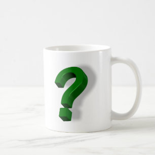 Fragezeichensymbol Kaffeetasse