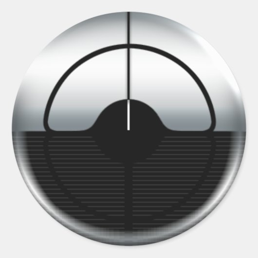 FraggedNation.com PC/Laptop-Aufkleber Runder Aufkleber (Vorderseite)