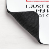 Fragil, dass ich gerade mein Kind in der Uni Paren Mousepad (Ecke)