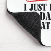 Fragil, dass ich meine Tochter gerade bei Uni abge Mousepad (Ecke)