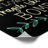 fragil wie eine Blume, aber eine Bombe Feminist 1 Poster (Ecke)