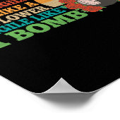 fragil wie eine Blume, aber eine Bombe Feminist 2 Poster (Ecke)