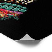 fragil wie eine Blume, aber eine Bombe Feminist Poster (Ecke)