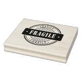 Fragile 4x5 gummistempel (Stempel)