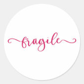 Fragile - Aufkleber für kleine Unternehmen (Vorderseite)
