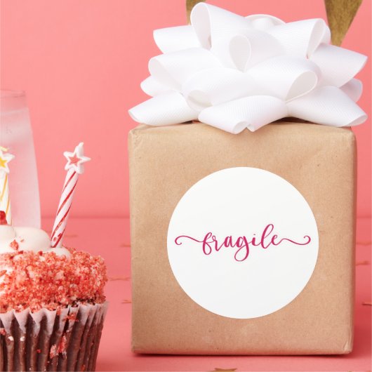 Fragile - Aufkleber für kleine Unternehmen (Party)