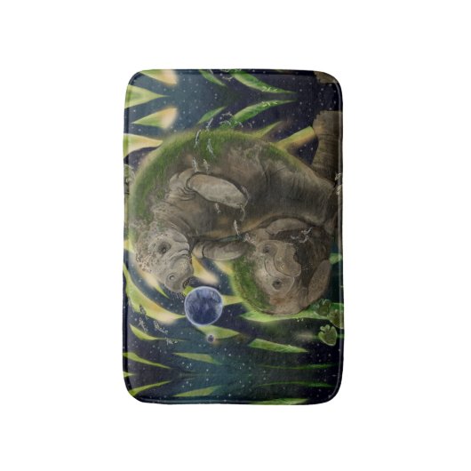 Fragile Balance Manatee Badematte (Vorderseite Vertikal)