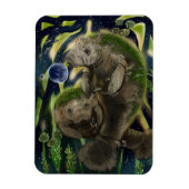Fragile Balance Manatee Magnet (Vertikal)
