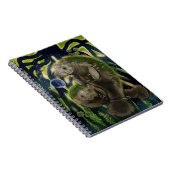 Fragile Balance Manatee Notizblock (Rechte Seite)