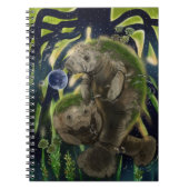 Fragile Balance Manatee Notizblock (Vorderseite)