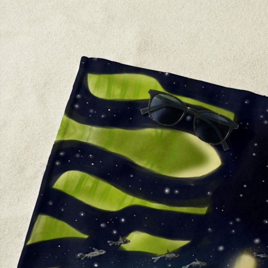 Fragile Balance Manatee  Strandtuch (Beispiel)