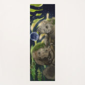 Fragile Balance Manatee  Yogamatte (Vorderseite)