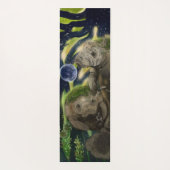 Fragile Balance Manatee  Yogamatte (Rückseite)