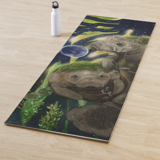 Fragile Balance Manatee  Yogamatte (Beispiel)