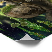 Fragile Balance Manatees Poster (Ecke)