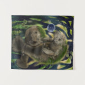 Fragile Balance ManateeTapestry Wandteppich (Vorderseite (Horizontal))