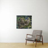 Fragile Balance ManateeTapestry Wandteppich (Beispiel (Horizontal))