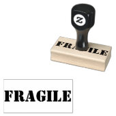 Fragile Briefmarke aus Kautschuk mit Holzgriff Gummistempel (Stempel)