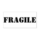 Fragile Briefmarke aus Kautschuk mit Holzgriff Gummistempel (Prägung)