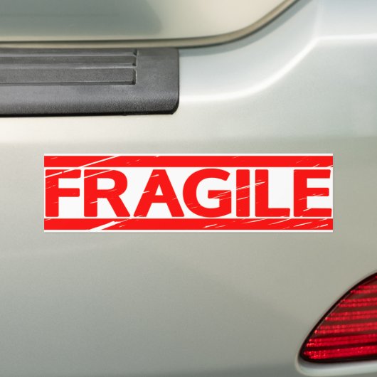fragile Briefmarke Autoaufkleber (Auf Auto)