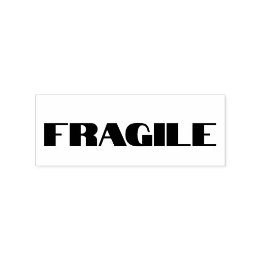 Fragile Briefmarke, fragile Box-Briefmarke, Briefm Gummistempel (Prägung)