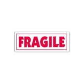 Fragile Briefmarke für den Seeverkehr Permastempel (Design)