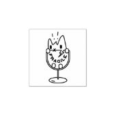 'Fragile' Bunny Briefmarke Gummistempel (Prägung)