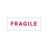 FRAGILE Business Self-Inking Briefmarke RED Permastempel (Design)