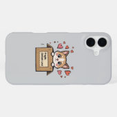 Fragile: Contains Love iPhone Hülle (Rückseite (Horizontal))