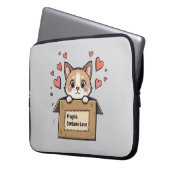 Fragile: Contains Love Laptopschutzhülle (Vorderseite Links)