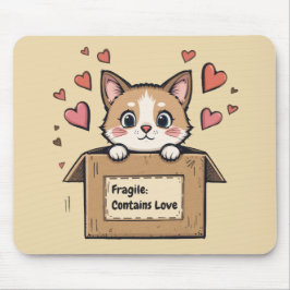 Fragile: Contains Love Mousepad