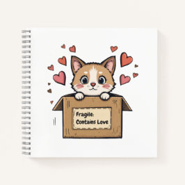 Fragile: Contains Love Notizblock