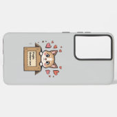 Fragile: Contains Love Samsung Galaxy Hülle (Linke Seite)