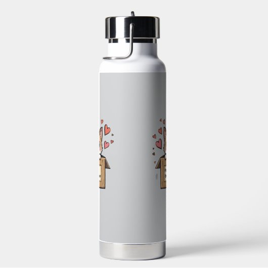 Fragile: Contains Love Trinkflasche (rechts)