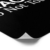 Fragile - Do Not Touch -  Poster (Ecke)