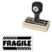 Fragile, fette Briefmarke aus Edelkautschuk Gummistempel (Stempel)