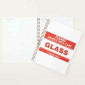 Fragile Glass Handle With Care Warning Planer (Anzeige)
