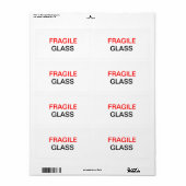 Fragile - Glasverpackung und Bewegung (Vorne)
