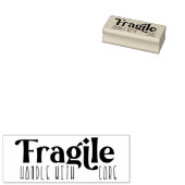 Fragile Handhabung mit Care Calligraphy Mailing Gummistempel (Stempel)