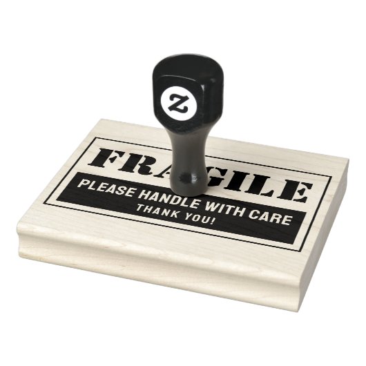 Fragile Handhabung mit sorgfältiger E-Mail- und Ve Gummistempel (Stempel)