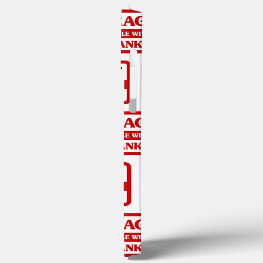 Fragile Handhabung mit Vorsicht Case-Mate iPhone Hülle (Rückseite / Links)