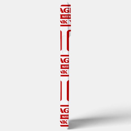 Fragile Handhabung mit Vorsicht Case-Mate iPhone Hülle (Rückseite / Rechts)