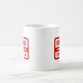 Fragile Handhabung mit Vorsicht Kaffeetasse (Mittel)