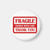 Fragile Handhabung mit Vorsicht Magnet (Vorne)