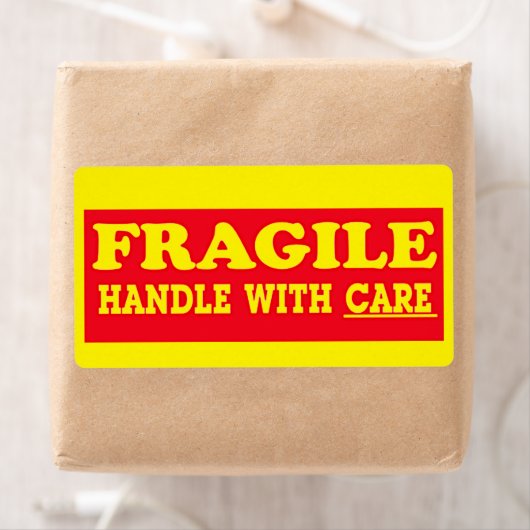 Fragile Handhabung mit vorsichtigem Versandlabel (Insitu)